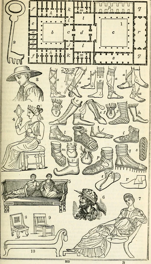 An illustration from Manual of classical literature : from the German of J.J. Eschenburg, with additions, 1855, leaf 258