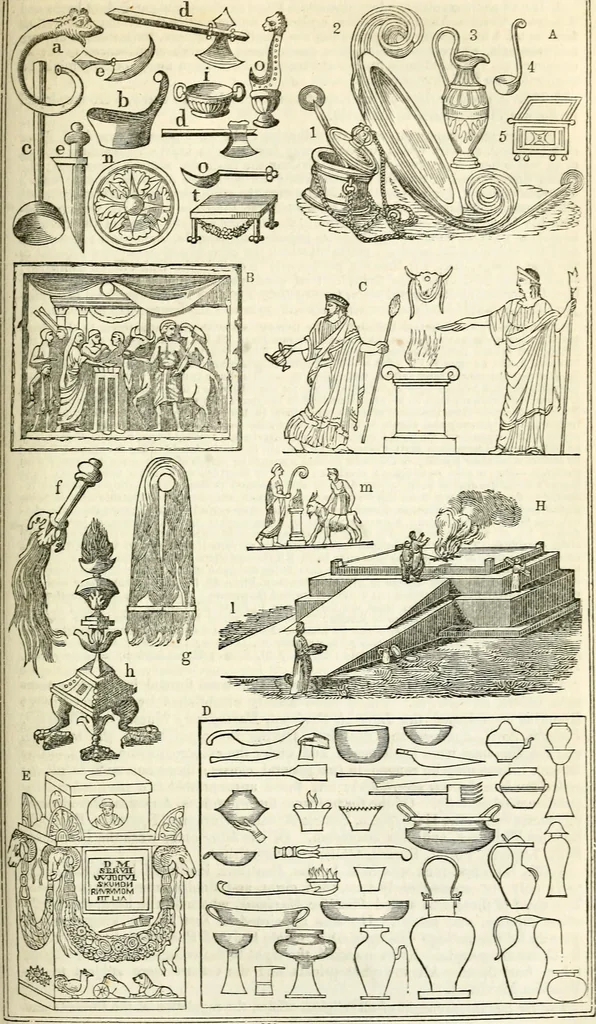 An illustration from Manual of classical literature : from the German of J.J. Eschenburg, with additions, 1855, leaf 284