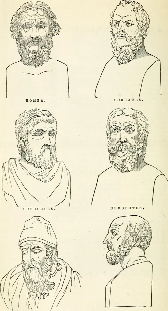 An illustration from Manual of classical literature : from the German of J.J. Eschenburg, with additions, 1855, leaf 507