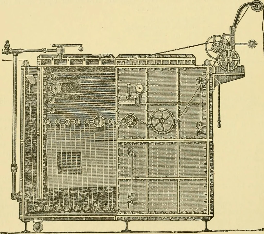 An illustration from A manual of dyeing: for the use of practical dyers, manufacturers, students, and all interested in the art of dyeing, 1919, leaf 135