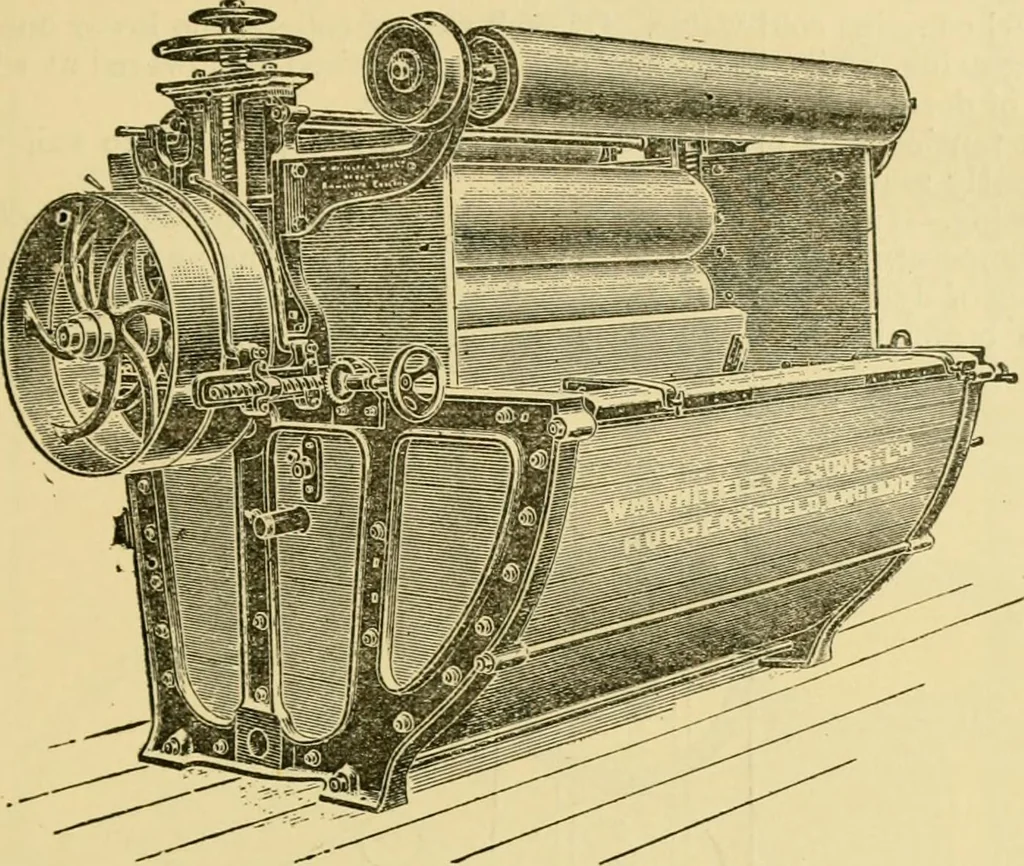 An illustration from A manual of dyeing: for the use of practical dyers, manufacturers, students, and all interested in the art of dyeing, 1919, leaf 166