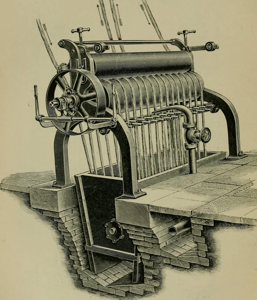 An illustration from A manual of dyeing: for the use of practical dyers, manufacturers, students, and all interested in the art of dyeing, 1910, leaf 127
