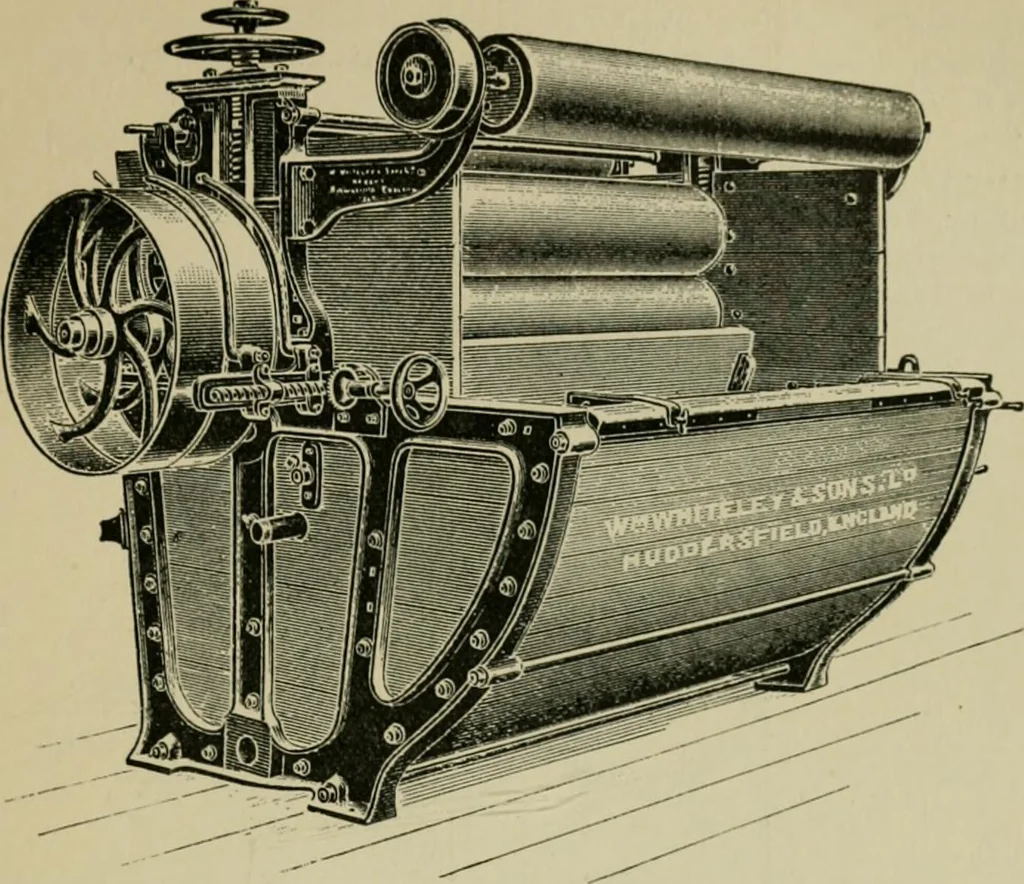 An illustration from A manual of dyeing: for the use of practical dyers, manufacturers, students, and all interested in the art of dyeing, 1910, leaf 170