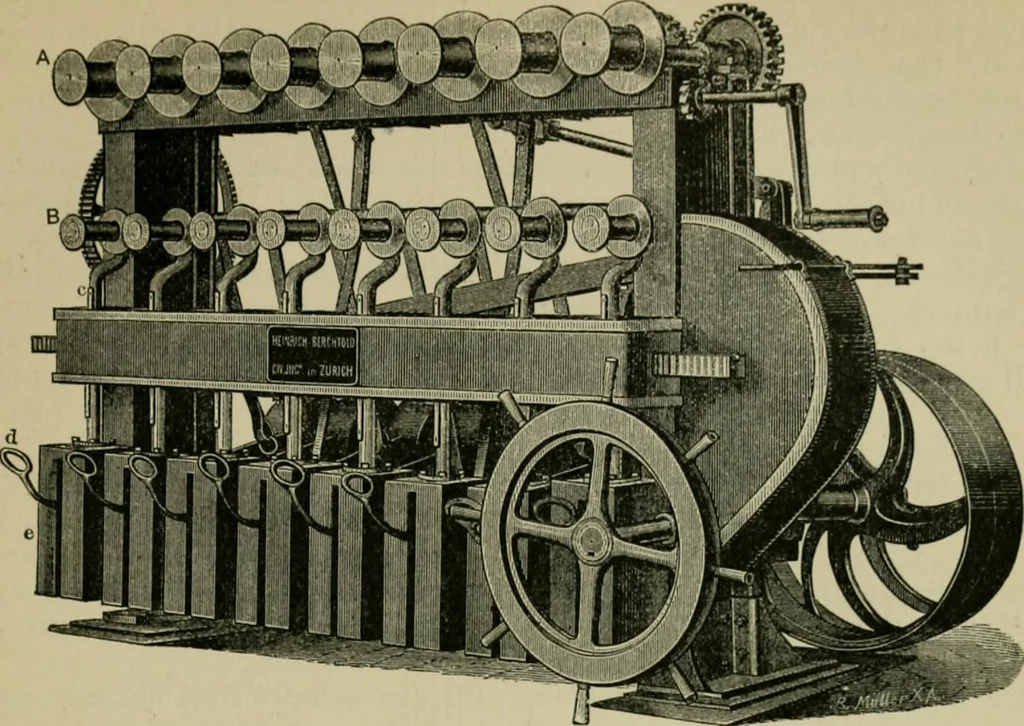 An illustration from A manual of dyeing: for the use of practical dyers, manufacturers, students, and all interested in the art of dyeing, 1910, leaf 184