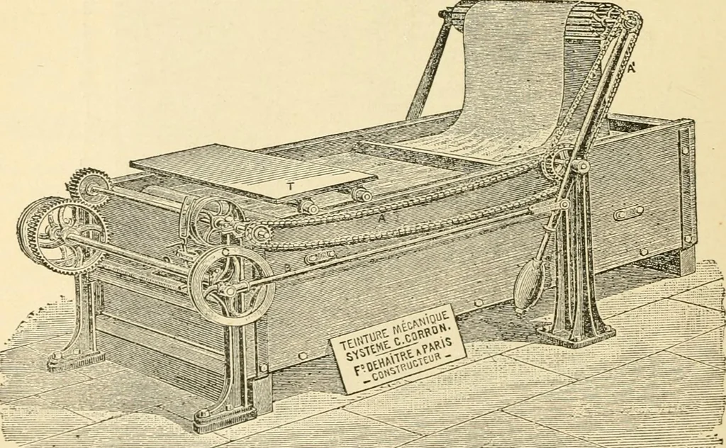 An illustration from A manual of dyeing: for the use of practical dyers, manufacturers, students, and all interested in the art of dyeing, 1919, leaf 355