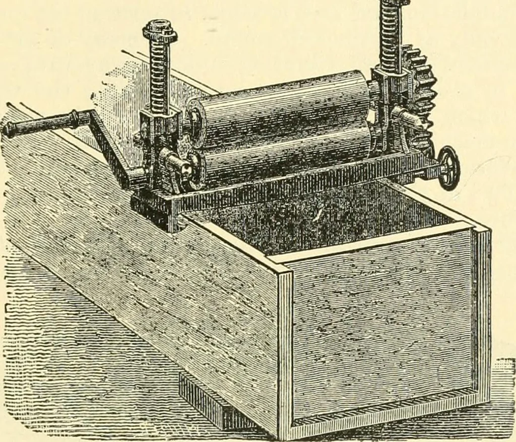 An illustration from A manual of dyeing: for the use of practical dyers, manufacturers, students, and all interested in the art of dyeing, 1919, leaf 364