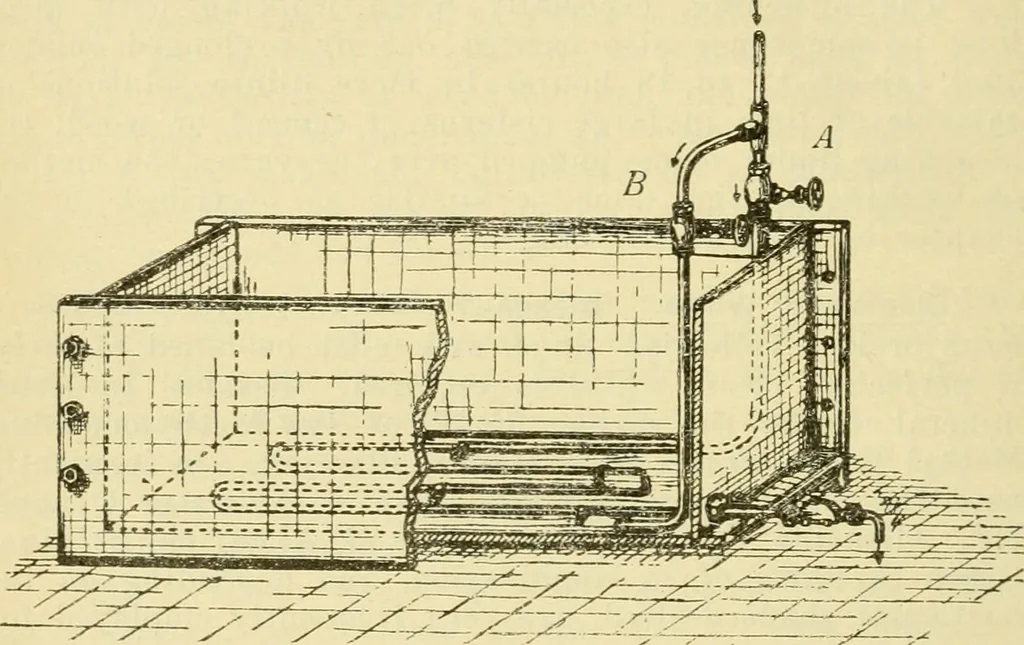 An illustration from A manual of dyeing with the dyestuffs of the Cassella color company, New York .., 1911, leaf 85