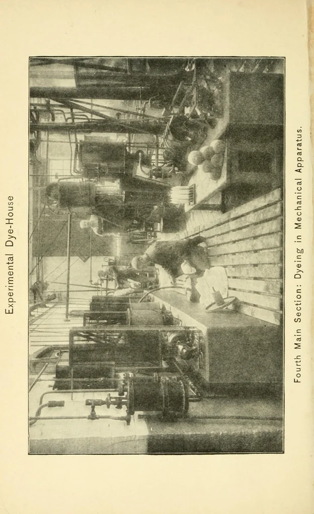 An illustration from A manual of dyeing with the dyestuffs of the Cassella color company, New York .., 1911, leaf 6