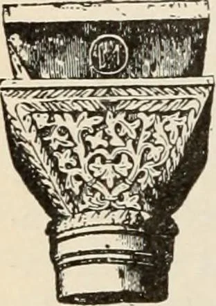 An illustration from Manual of ecclesiastical architecture. Comprising a study of its various styles, the chronological arrangements of its elements, and its relation to Christian worship, 1897, leaf 101