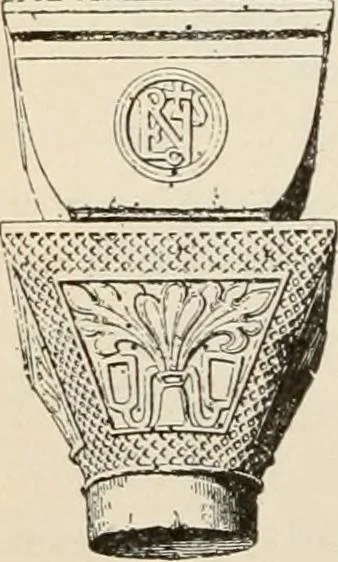 An illustration from Manual of ecclesiastical architecture. Comprising a study of its various styles, the chronological arrangements of its elements, and its relation to Christian worship, 1897, leaf 101