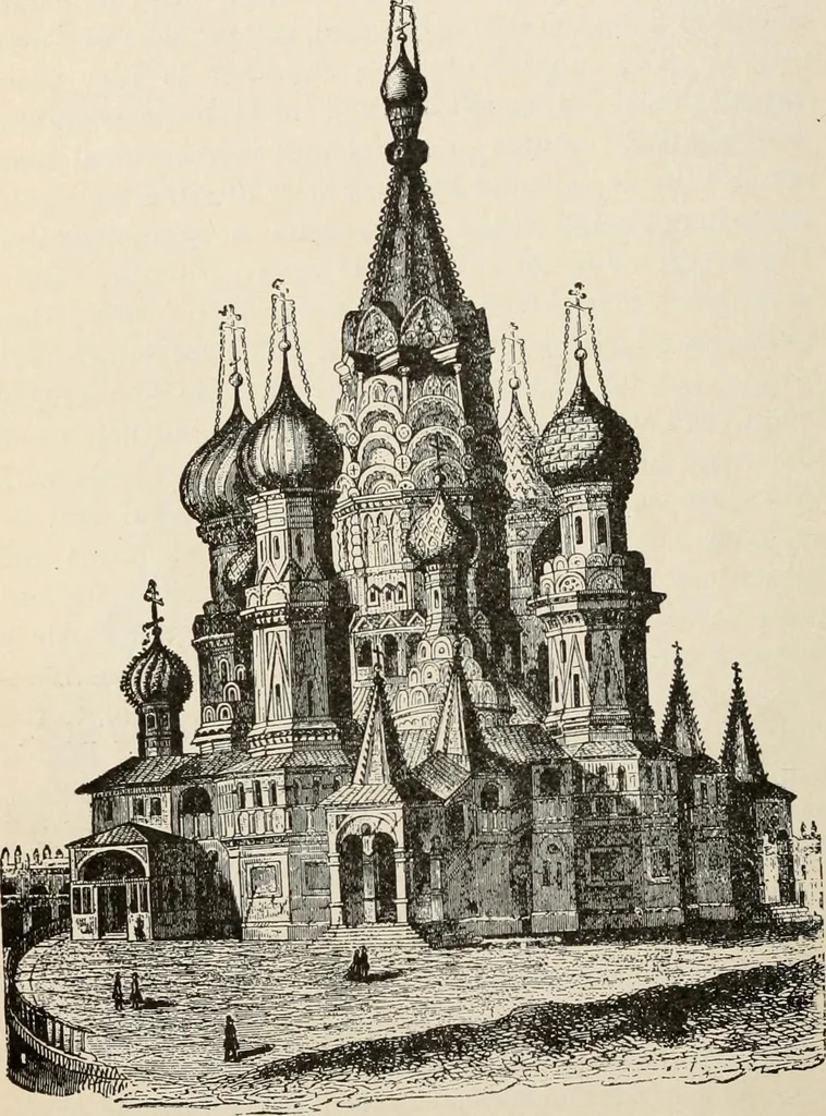 An illustration from Manual of ecclesiastical architecture. Comprising a study of its various styles, the chronological arrangements of its elements, and its relation to Christian worship, 1897, leaf 107