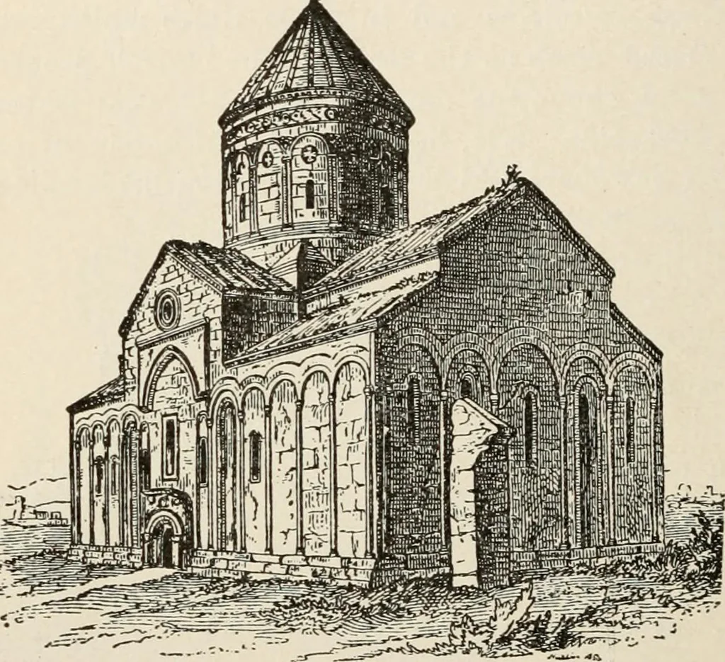 An illustration from Manual of ecclesiastical architecture. Comprising a study of its various styles, the chronological arrangements of its elements, and its relation to Christian worship, 1897, leaf 109