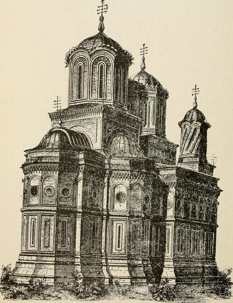 An illustration from Manual of ecclesiastical architecture. Comprising a study of its various styles, the chronological arrangements of its elements, and its relation to Christian worship, 1897, leaf 111