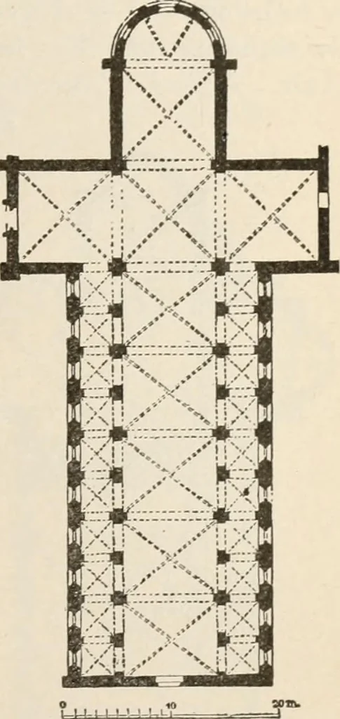 An illustration from Manual of ecclesiastical architecture. Comprising a study of its various styles, the chronological arrangements of its elements, and its relation to Christian worship, 1897, leaf 118