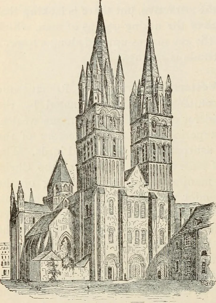 An illustration from Manual of ecclesiastical architecture. Comprising a study of its various styles, the chronological arrangements of its elements, and its relation to Christian worship, 1897, leaf 137