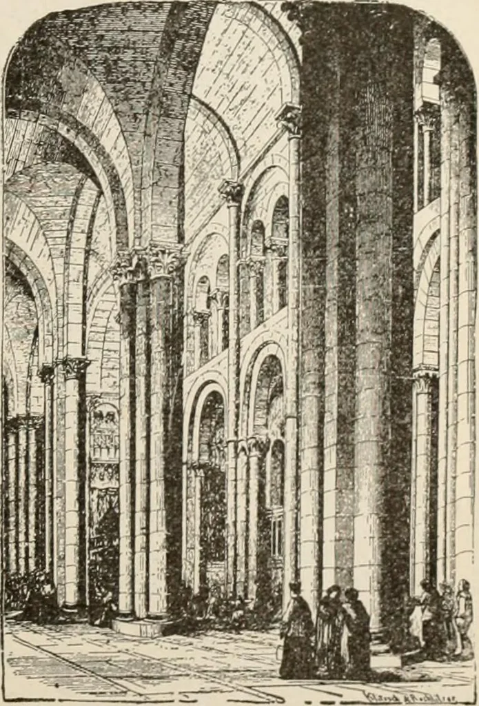 An illustration from Manual of ecclesiastical architecture. Comprising a study of its various styles, the chronological arrangements of its elements, and its relation to Christian worship, 1897, leaf 142