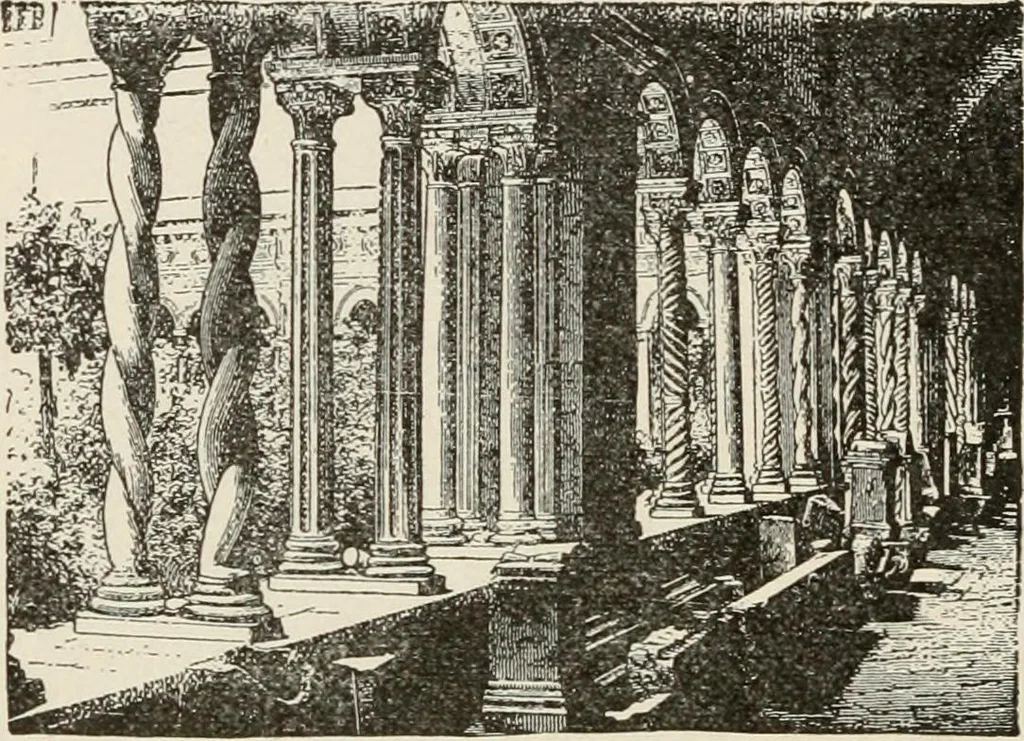 An illustration from Manual of ecclesiastical architecture. Comprising a study of its various styles, the chronological arrangements of its elements, and its relation to Christian worship, 1897, leaf 163