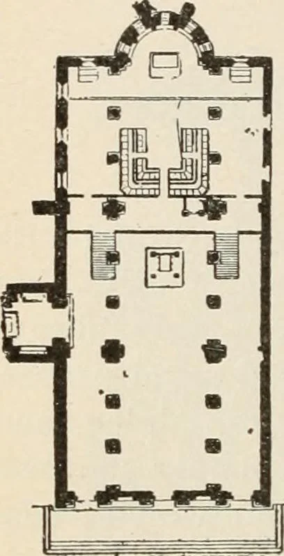 An illustration from Manual of ecclesiastical architecture. Comprising a study of its various styles, the chronological arrangements of its elements, and its relation to Christian worship, 1897, leaf 165