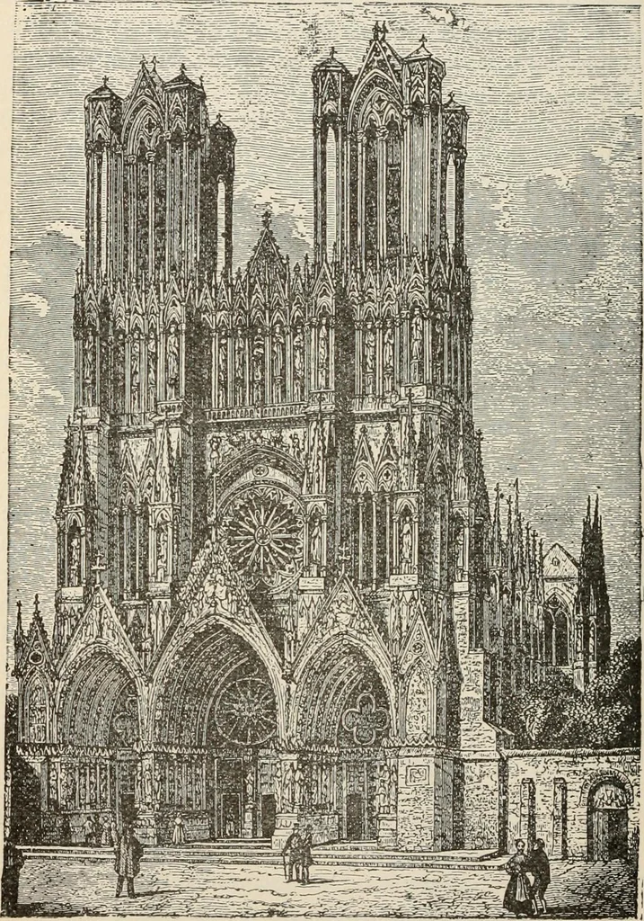An illustration from Manual of ecclesiastical architecture. Comprising a study of its various styles, the chronological arrangements of its elements, and its relation to Christian worship, 1897, leaf 231