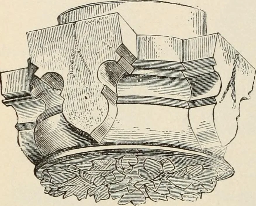 An illustration from Manual of ecclesiastical architecture. Comprising a study of its various styles, the chronological arrangements of its elements, and its relation to Christian worship, 1897, leaf 261
