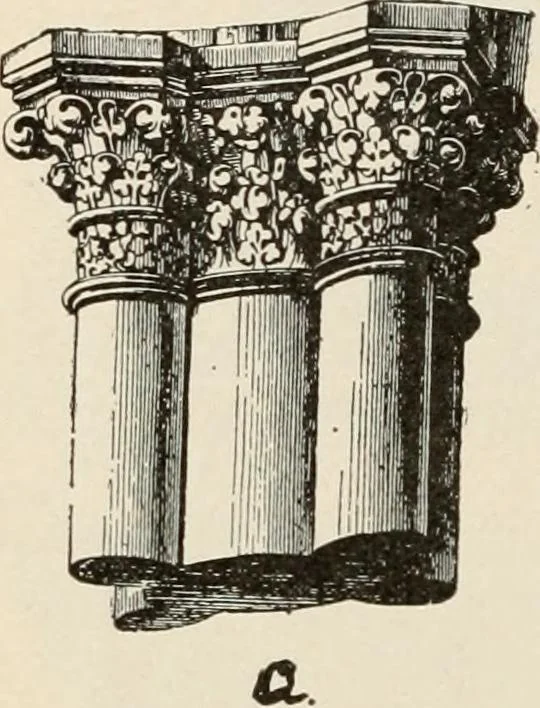 An illustration from Manual of ecclesiastical architecture. Comprising a study of its various styles, the chronological arrangements of its elements, and its relation to Christian worship, 1897, leaf 263