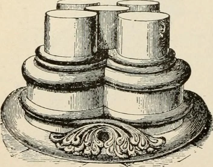 An illustration from Manual of ecclesiastical architecture. Comprising a study of its various styles, the chronological arrangements of its elements, and its relation to Christian worship, 1897, leaf 263
