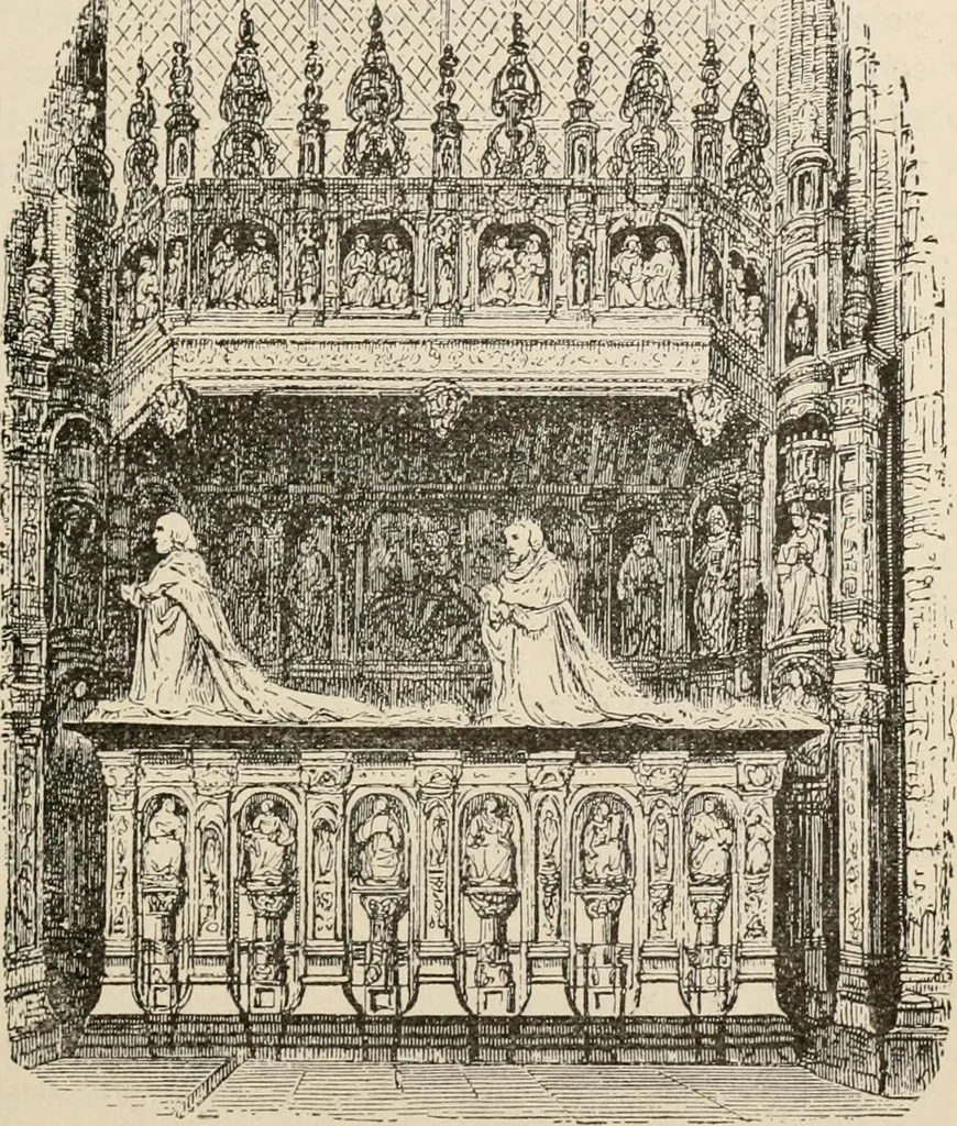 An illustration from Manual of ecclesiastical architecture. Comprising a study of its various styles, the chronological arrangements of its elements, and its relation to Christian worship, 1897, leaf 278