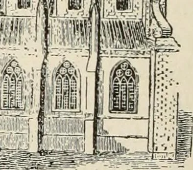 An illustration from Manual of ecclesiastical architecture. Comprising a study of its various styles, the chronological arrangements of its elements, and its relation to Christian worship, 1897, leaf 281