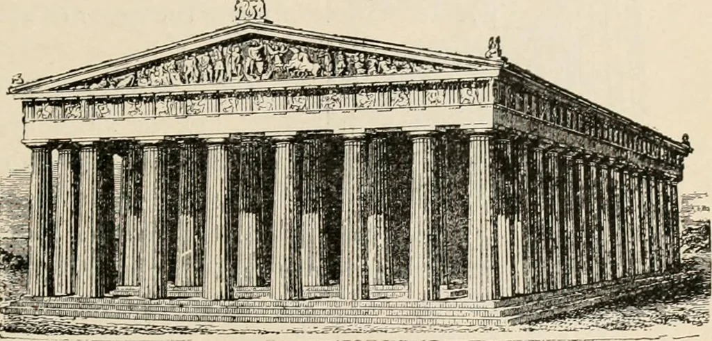 An illustration from Manual of ecclesiastical architecture. Comprising a study of its various styles, the chronological arrangements of its elements, and its relation to Christian worship, 1897, leaf 30