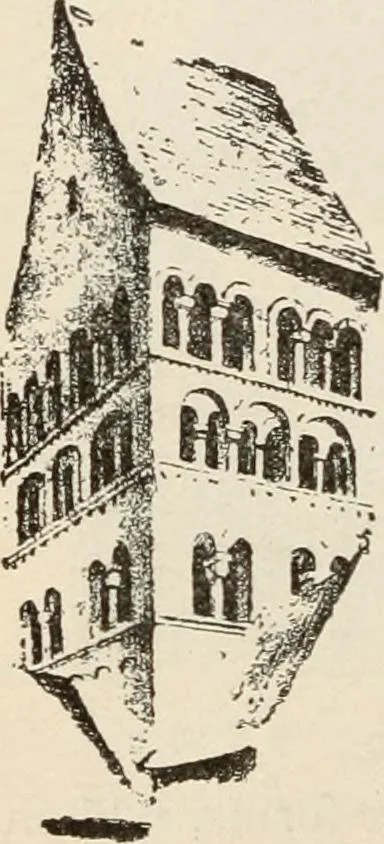 An illustration from Manual of ecclesiastical architecture. Comprising a study of its various styles, the chronological arrangements of its elements, and its relation to Christian worship, 1897, leaf 341