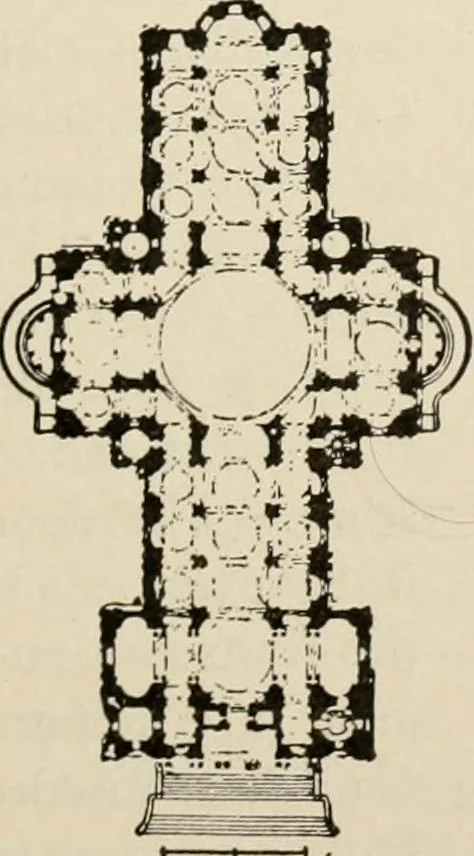 An illustration from Manual of ecclesiastical architecture. Comprising a study of its various styles, the chronological arrangements of its elements, and its relation to Christian worship, 1897, leaf 350