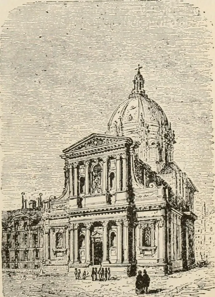 An illustration from Manual of ecclesiastical architecture. Comprising a study of its various styles, the chronological arrangements of its elements, and its relation to Christian worship, 1897, leaf 352