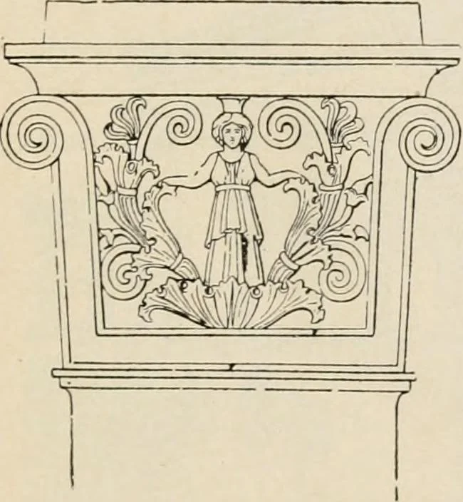 An illustration from Manual of ecclesiastical architecture. Comprising a study of its various styles, the chronological arrangements of its elements, and its relation to Christian worship, 1897, leaf 36