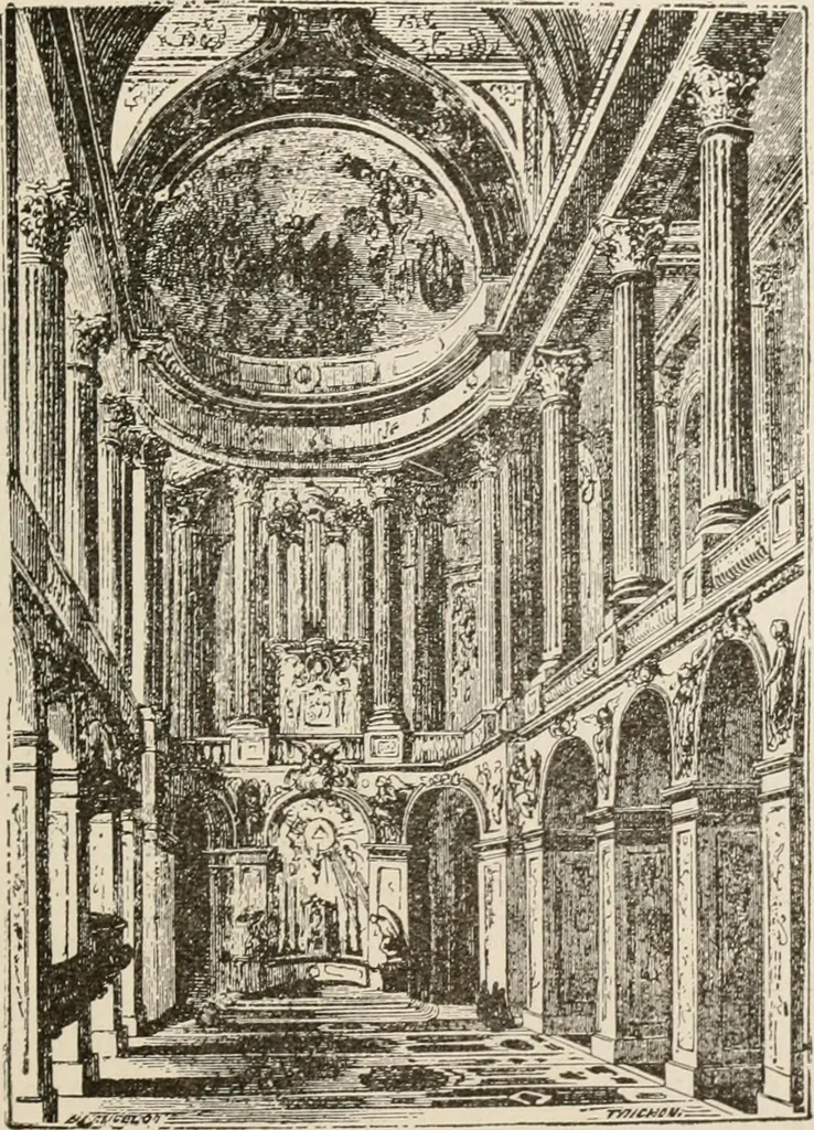 An illustration from Manual of ecclesiastical architecture. Comprising a study of its various styles, the chronological arrangements of its elements, and its relation to Christian worship, 1897, leaf 362