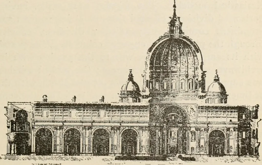 An illustration from Manual of ecclesiastical architecture. Comprising a study of its various styles, the chronological arrangements of its elements, and its relation to Christian worship, 1897, leaf 378