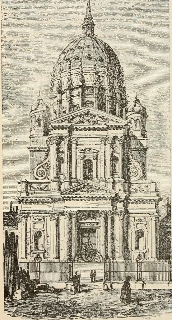 An illustration from Manual of ecclesiastical architecture. Comprising a study of its various styles, the chronological arrangements of its elements, and its relation to Christian worship, 1897, leaf 381