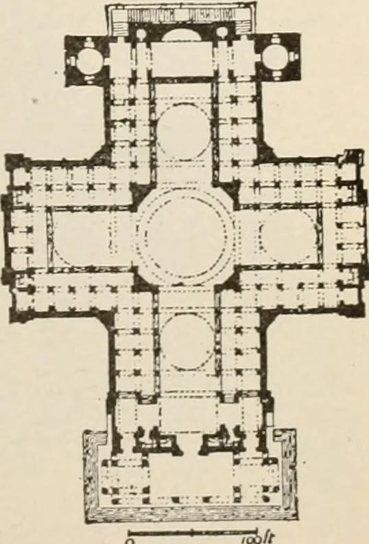 An illustration from Manual of ecclesiastical architecture. Comprising a study of its various styles, the chronological arrangements of its elements, and its relation to Christian worship, 1897, leaf 386