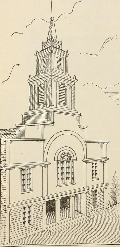 An illustration from Manual of ecclesiastical architecture. Comprising a study of its various styles, the chronological arrangements of its elements, and its relation to Christian worship, 1897, leaf 405