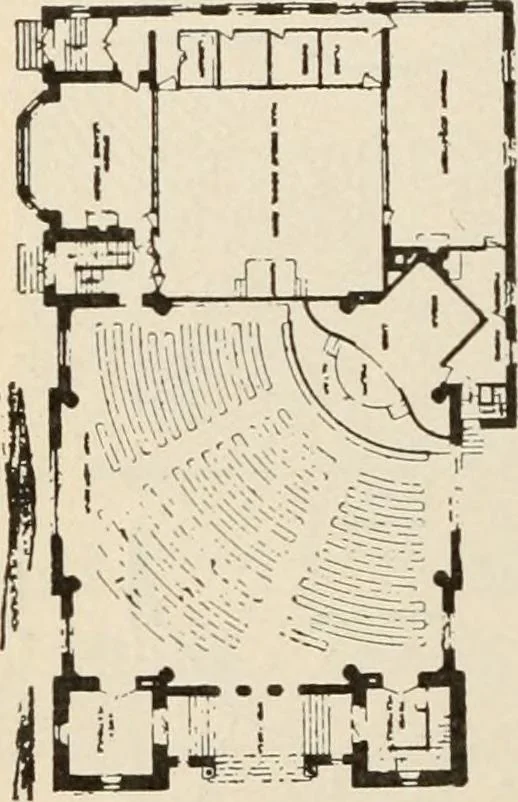 An illustration from Manual of ecclesiastical architecture. Comprising a study of its various styles, the chronological arrangements of its elements, and its relation to Christian worship, 1897, leaf 415