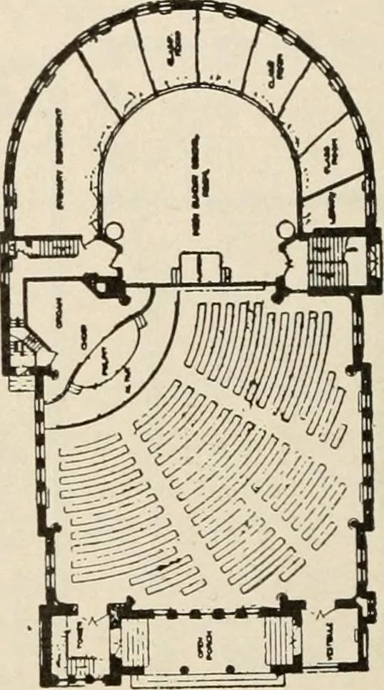 An illustration from Manual of ecclesiastical architecture. Comprising a study of its various styles, the chronological arrangements of its elements, and its relation to Christian worship, 1897, leaf 415