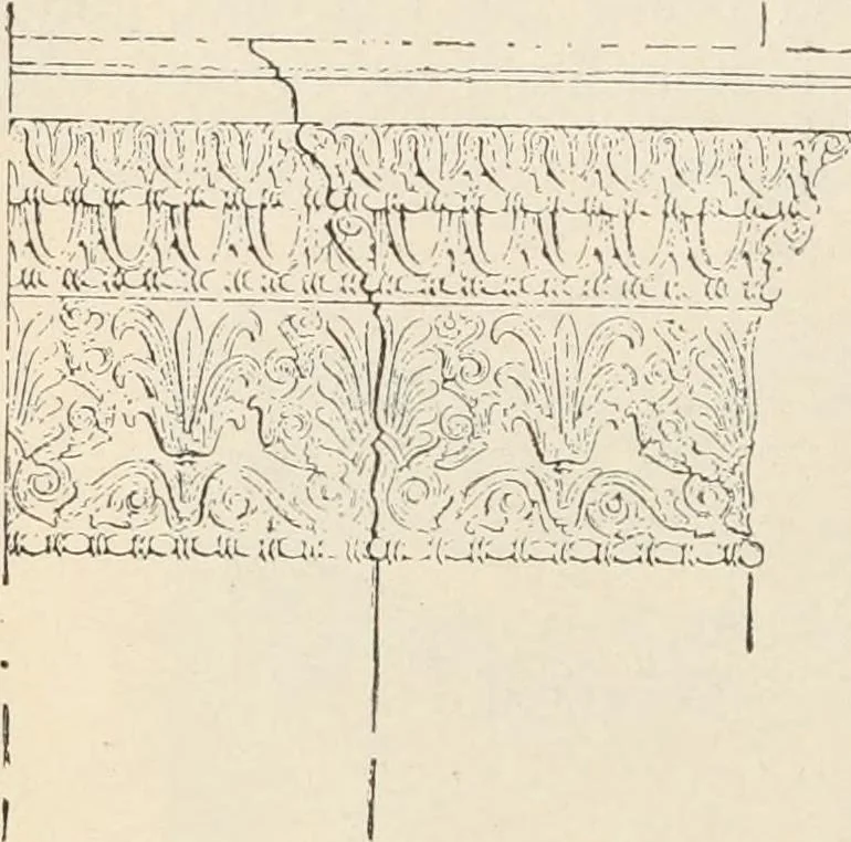An illustration from Manual of ecclesiastical architecture. Comprising a study of its various styles, the chronological arrangements of its elements, and its relation to Christian worship, 1897, leaf 43