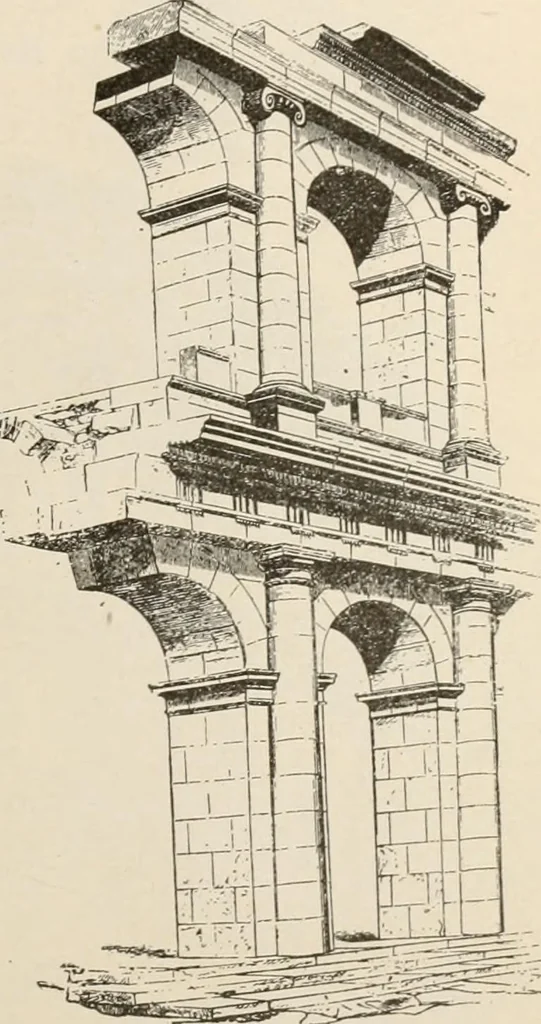 An illustration from Manual of ecclesiastical architecture. Comprising a study of its various styles, the chronological arrangements of its elements, and its relation to Christian worship, 1897, leaf 48