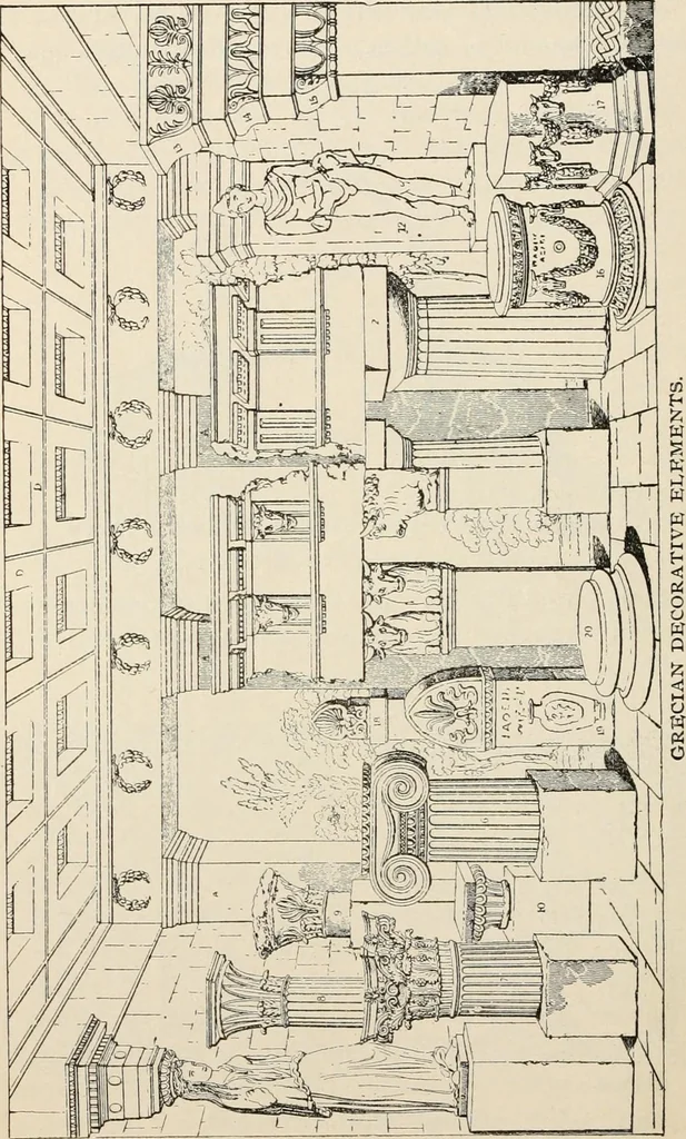An illustration from Manual of ecclesiastical architecture. Comprising a study of its various styles, the chronological arrangements of its elements, and its relation to Christian worship, 1897, leaf 57