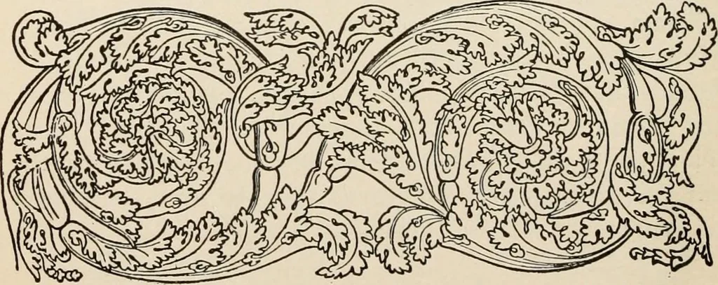 An illustration from Manual of ecclesiastical architecture. Comprising a study of its various styles, the chronological arrangements of its elements, and its relation to Christian worship, 1897, leaf 59