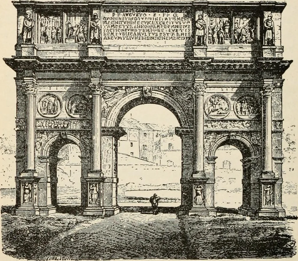An illustration from Manual of ecclesiastical architecture. Comprising a study of its various styles, the chronological arrangements of its elements, and its relation to Christian worship, 1897, leaf 71
