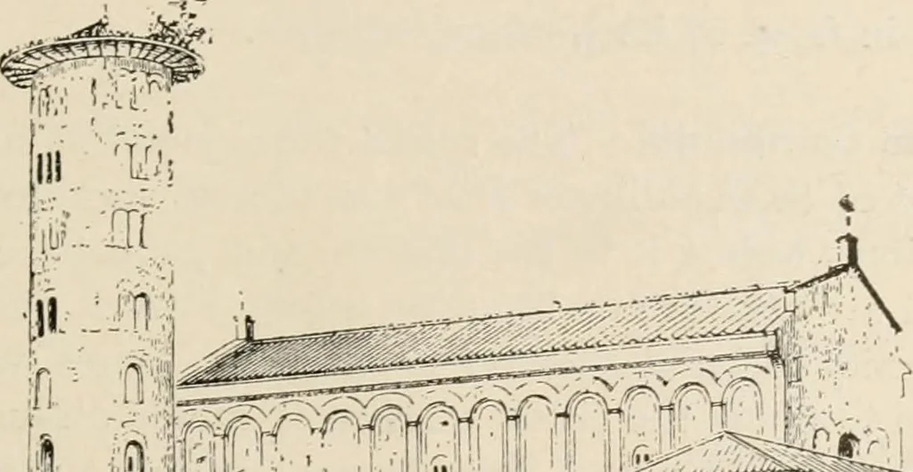 An illustration from Manual of ecclesiastical architecture. Comprising a study of its various styles, the chronological arrangements of its elements, and its relation to Christian worship, 1897, leaf 84