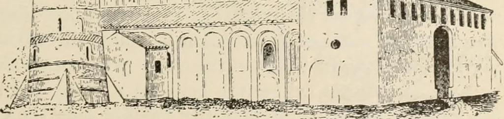 An illustration from Manual of ecclesiastical architecture. Comprising a study of its various styles, the chronological arrangements of its elements, and its relation to Christian worship, 1897, leaf 84