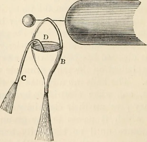 An illustration from A manual of electricity, magnetism and meteorology, 1844, leaf 111