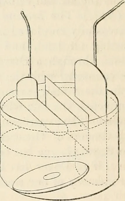An illustration from A manual of electricity, magnetism and meteorology, 1844, leaf 393