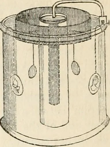 An illustration from A manual of electricity, magnetism and meteorology, 1844, leaf 405